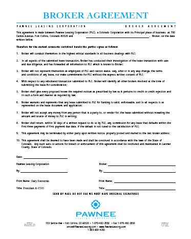 BrokerAgreement